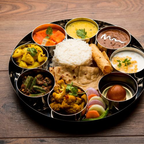 we bring together the rich flavors of Maharashtra, Gujarat, Punjab, and Rajasthan, offering an Unlimited Thali concept